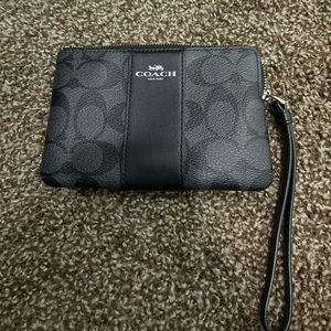 Black coach wristlet used once